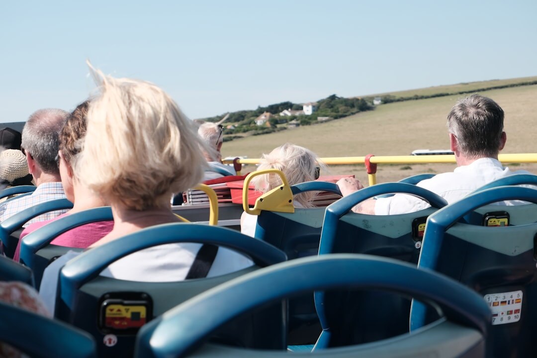seniors on a bus tour